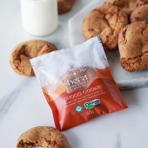 Choco cookie sem glúten e orgânico - 50g