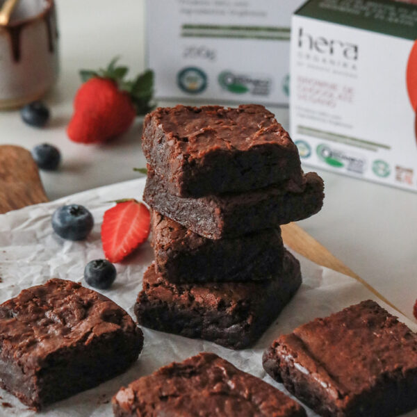 Brownie sem glúten, vegano e orgânico - 250g